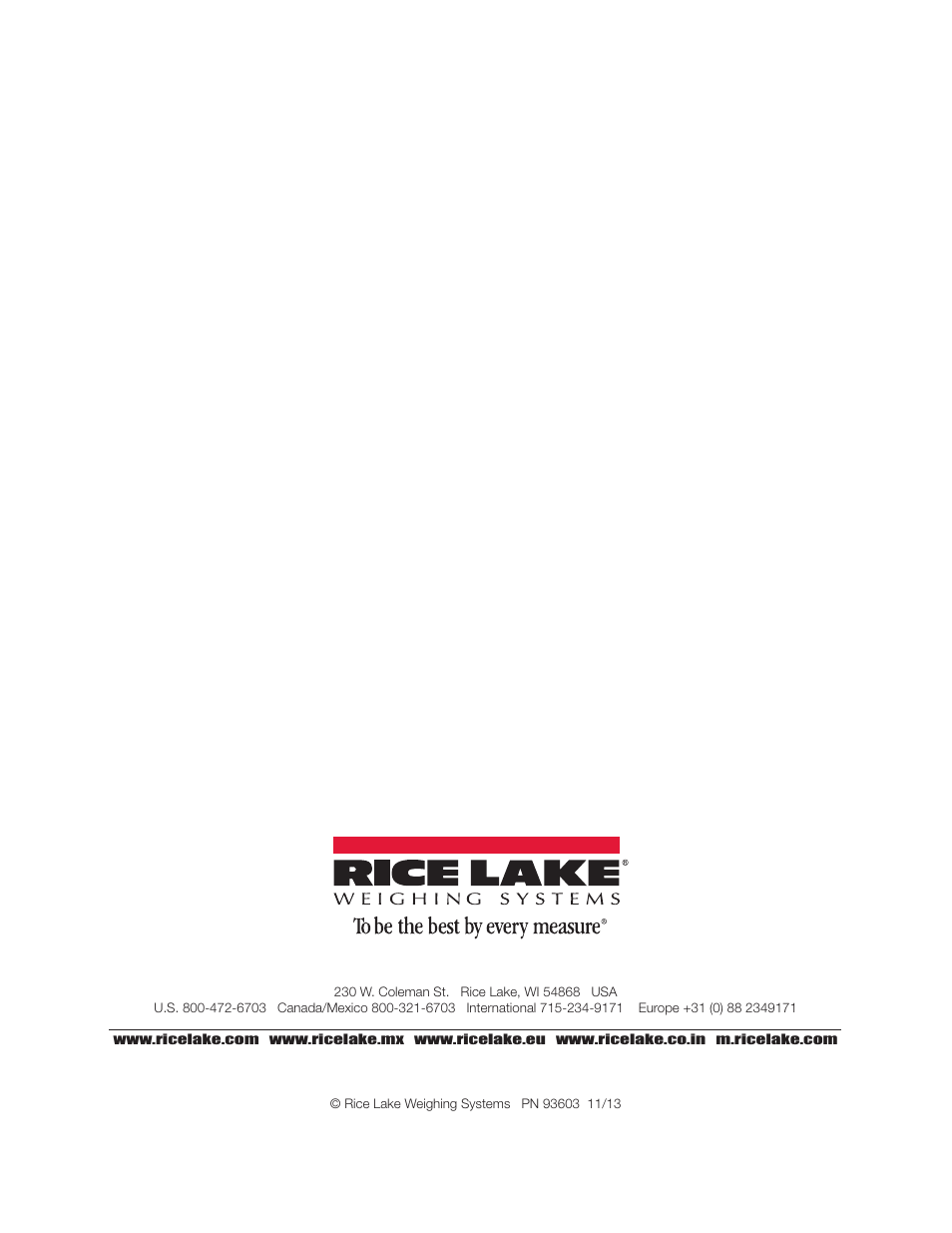 Rice Lake CB-2 Concrete Batch Controller Version 2.0 User Manual | Page 91 / 91