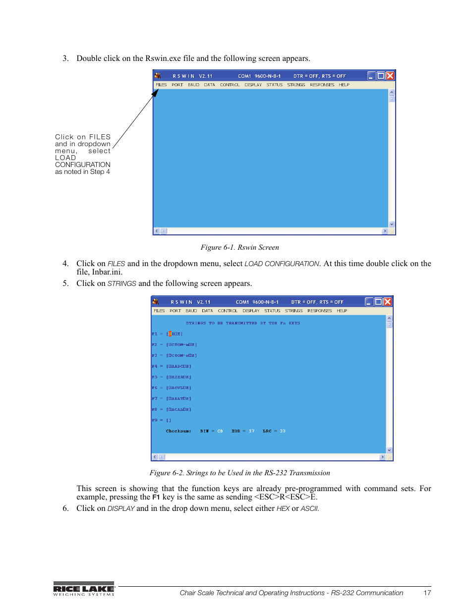 Rice Lake Chair Scales User Manual | Page 21 / 32