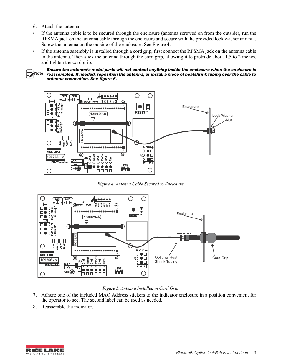 Rice Lake CLS-420 Cargo Lift Scale - Bluetooth Option User Manual | Page 3 / 6