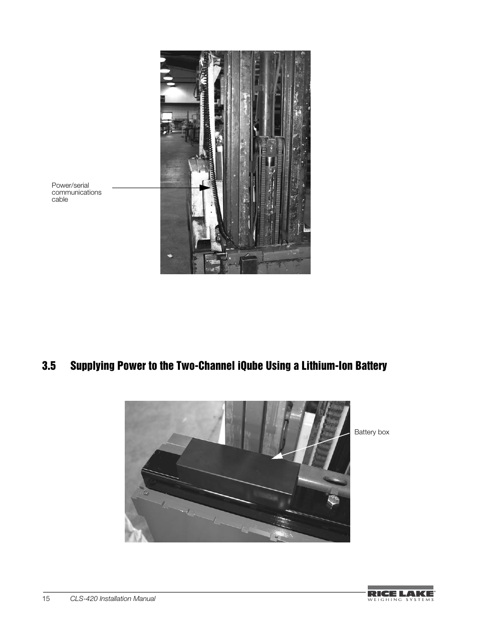 Shown in figure | Rice Lake CLS-420 Cargo Lift Scale Installation Manual User Manual | Page 20 / 66