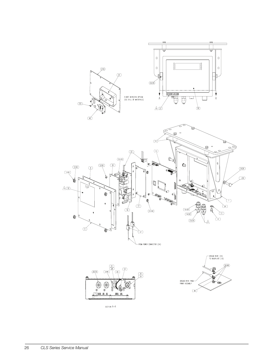 Gures 5-4 and, 26 cls series service manual | Rice Lake Lift Truck/Pallet Jack Scales - CLS-Series User Manual | Page 30 / 46