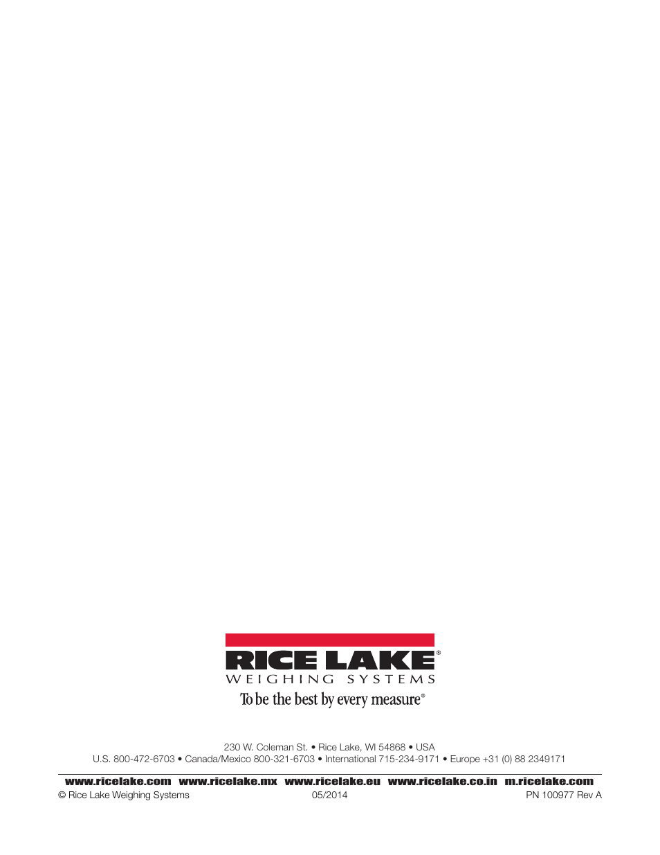 Rice Lake CLS-920 WLAN Option User Manual | Page 14 / 14