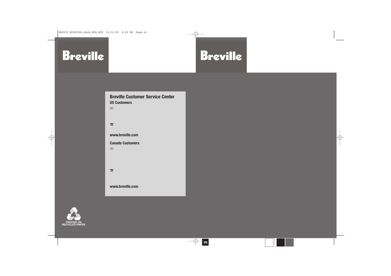 Breville BCS600XL User Manual | 44 pages