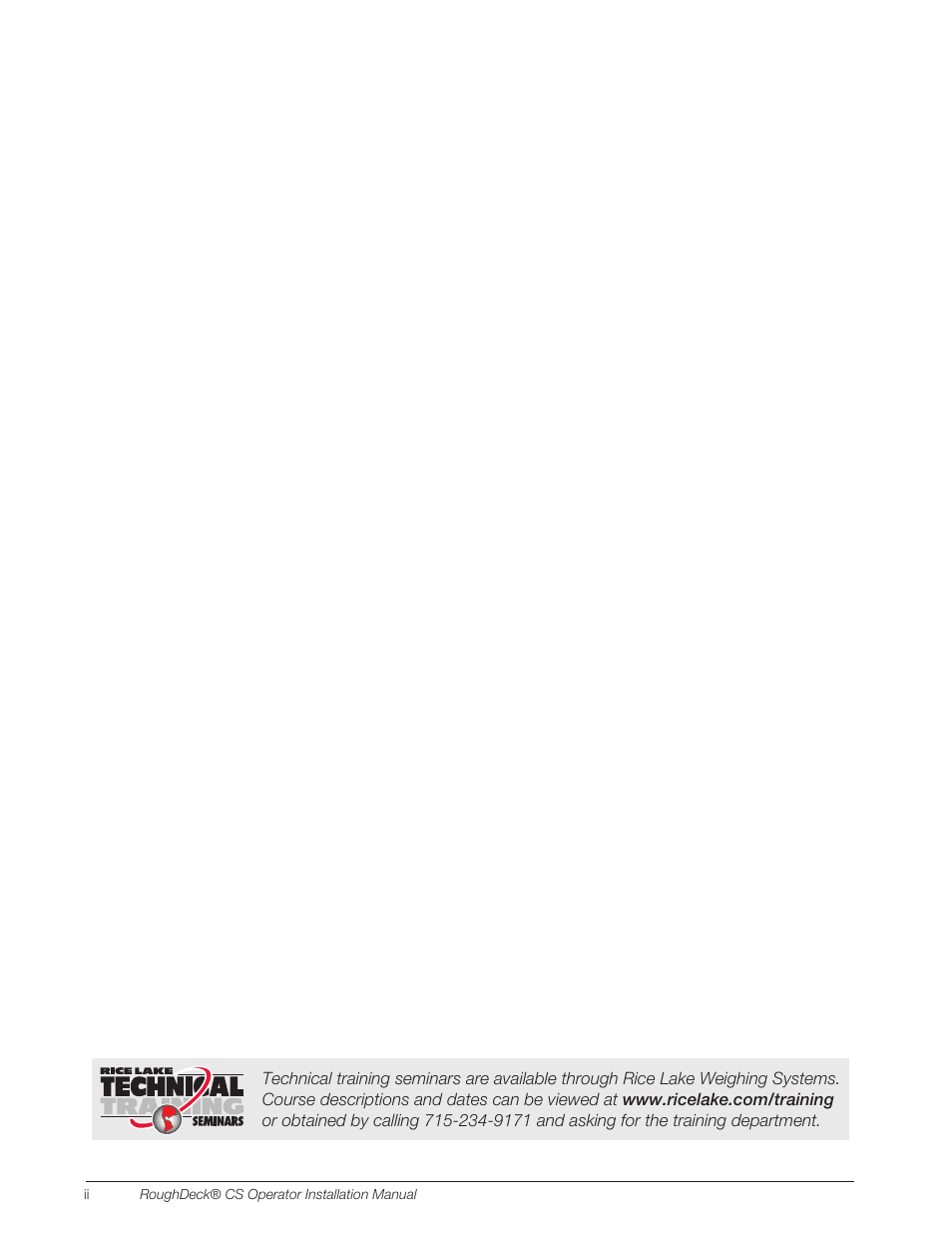 Rice Lake Coil Scale RoughDeck CS User Manual | Page 4 / 15