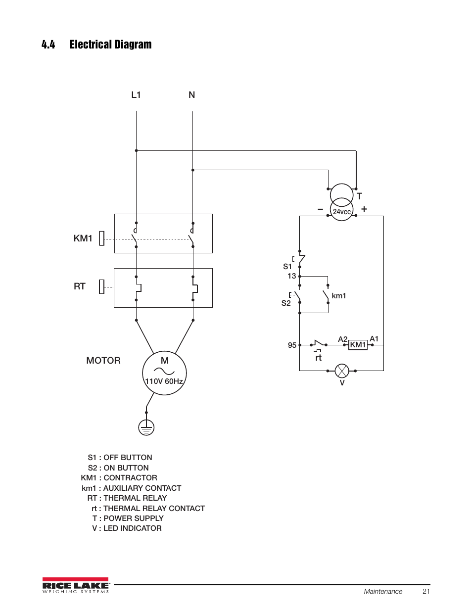 4 electrical diagram | Rice Lake Retail Scales - MajorSlice 350M User Manual | Page 25 / 32