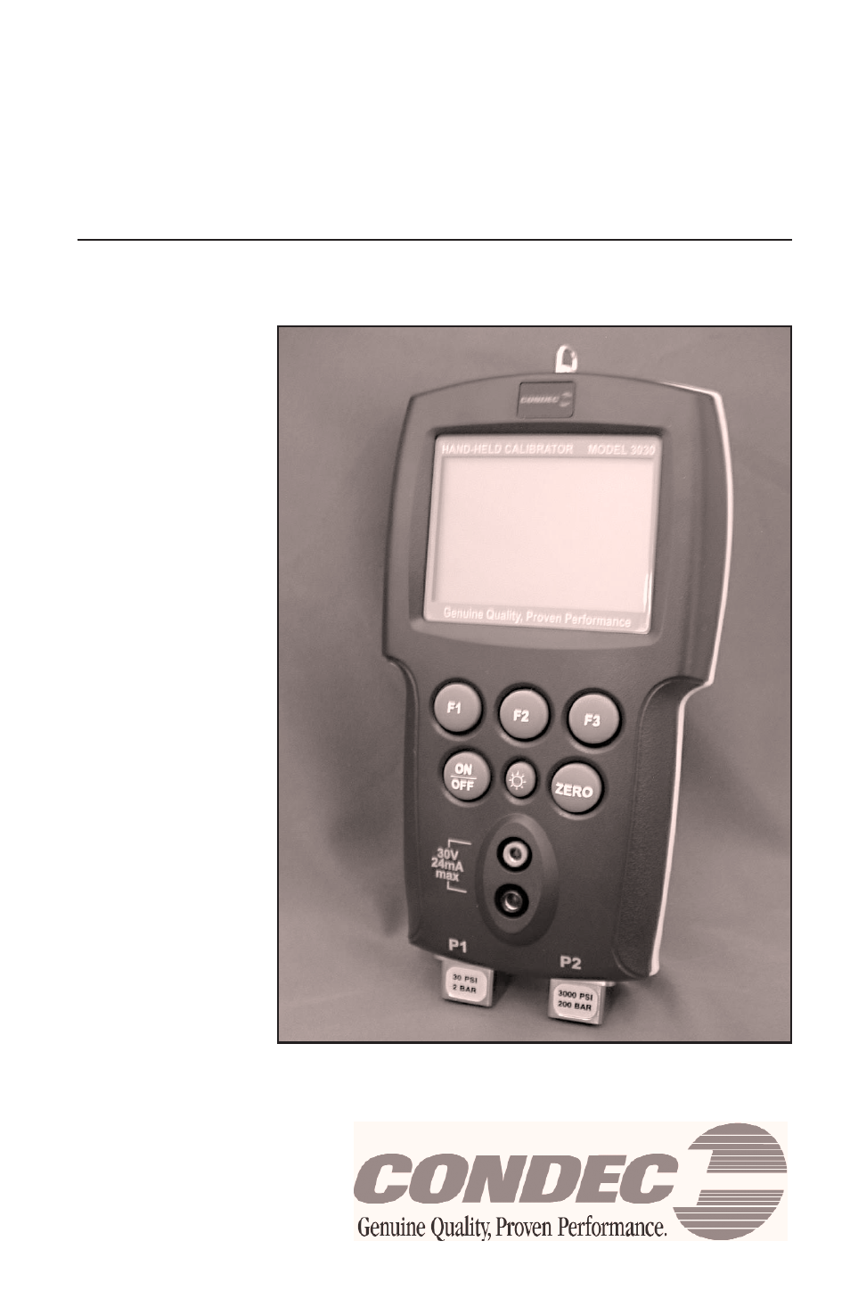 Rice Lake Condec 3030 User Manual | 46 pages