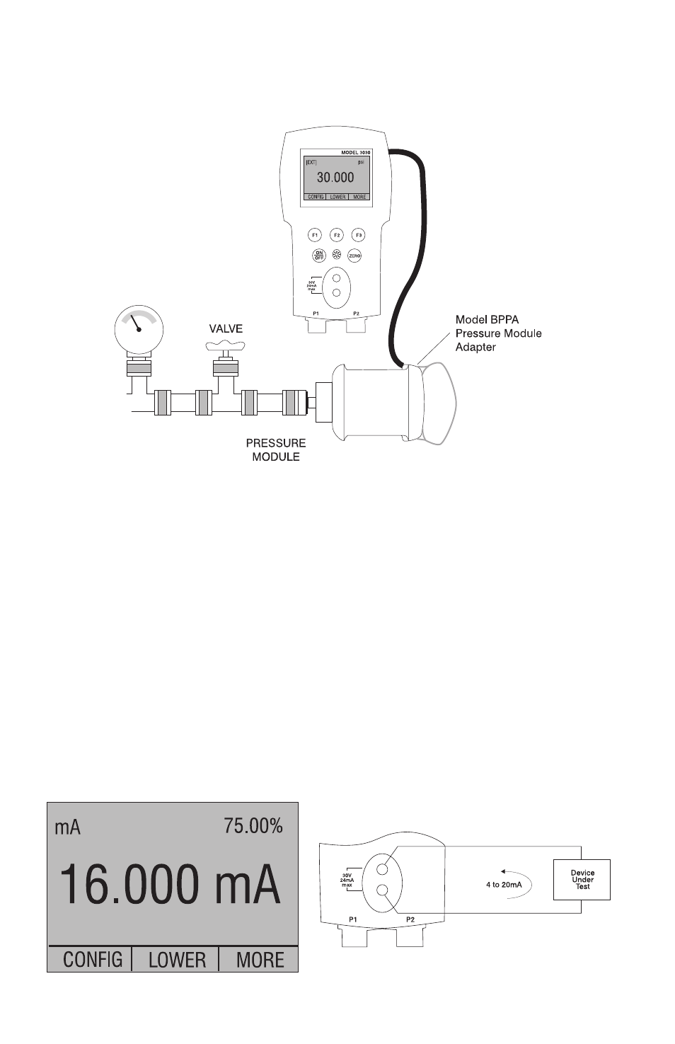 Measuring current | Rice Lake Condec 3030 User Manual | Page 16 / 46