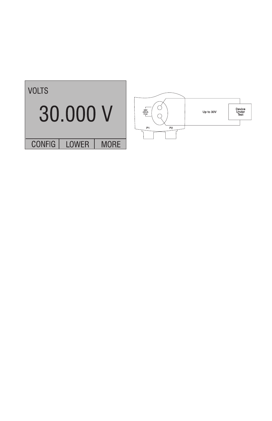 Measuring voltage, Measuring temperature with an rtd | Rice Lake Condec 3030 User Manual | Page 17 / 46