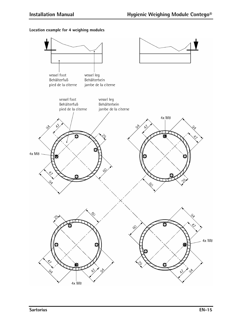 Rice Lake Contego-Hygienic Weigh Module Kits, Lateral Cable Outlet User Manual | Page 17 / 96