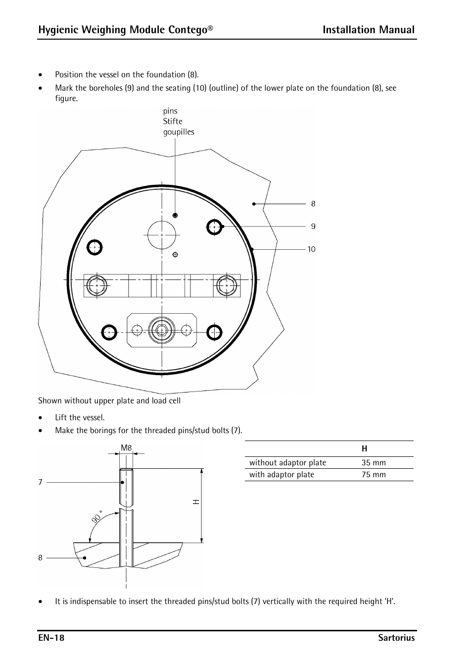 Rice Lake Contego-Hygienic Weigh Module Kits, Lateral Cable Outlet User Manual | Page 20 / 96