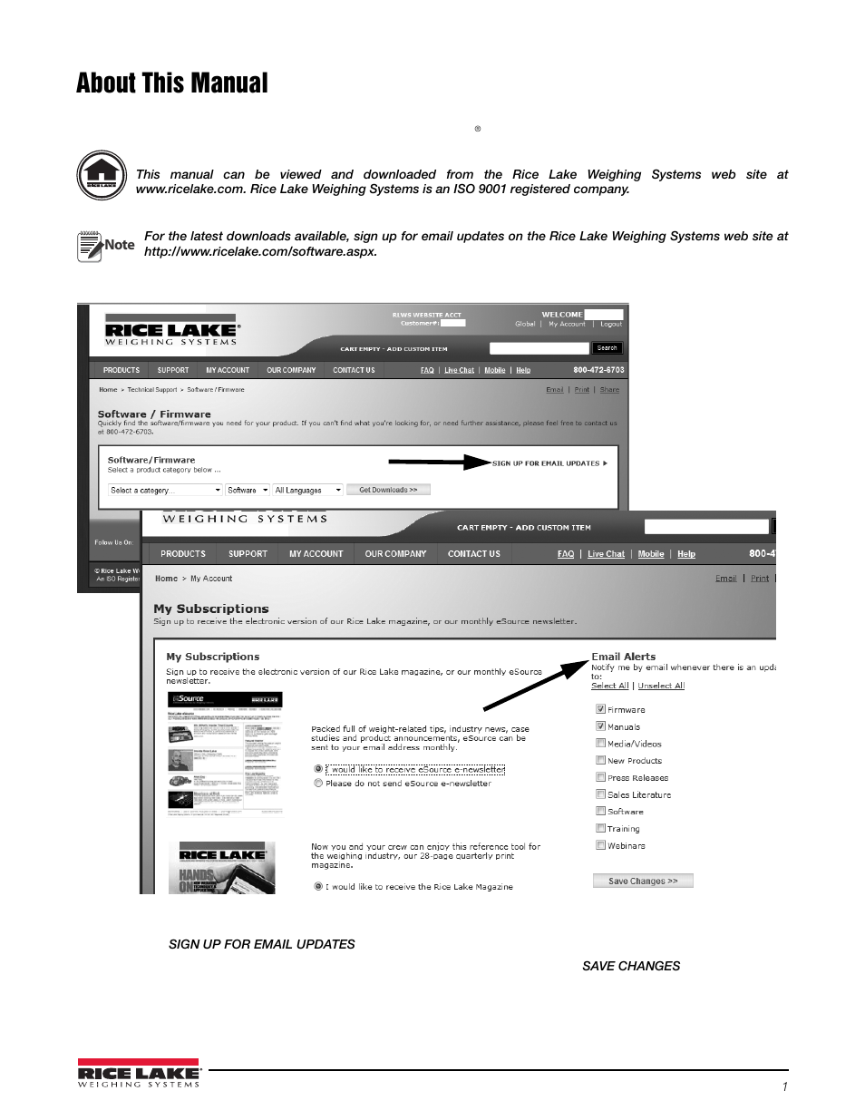 About this manual | Rice Lake Counterpart Configurable Counting Indicator - Installation and Operation Manual V2.3 - Rev C User Manual | Page 7 / 112