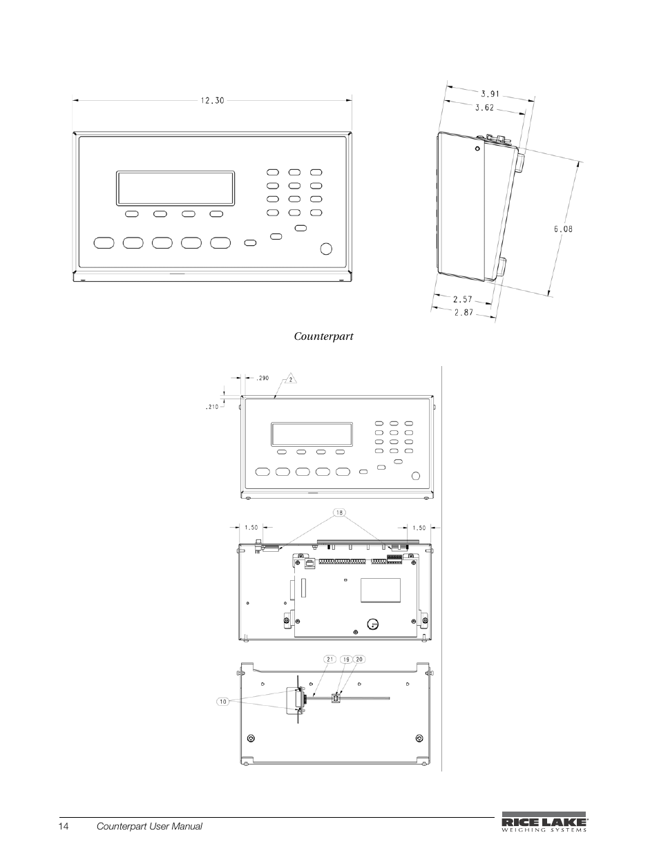 Rice Lake Counterpart Configurable Counting Indicator - User Manual - Version 1.0 User Manual | Page 20 / 87