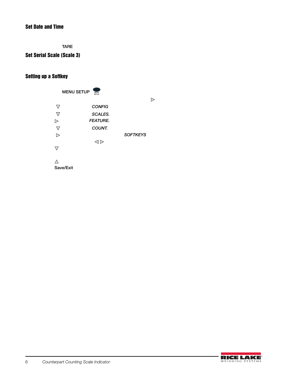 Rice Lake Counterpart Configurable Counting Indicator - User Manual Rev. D - Version 2.4 User Manual | Page 12 / 112