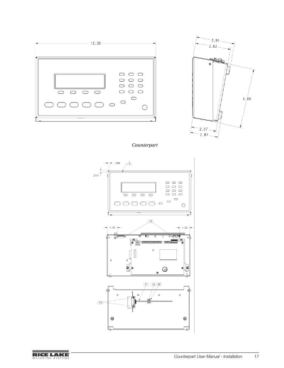 Rice Lake Counterpart Configurable Counting Indicator - User Manual - Version 2.0 User Manual | Page 23 / 98