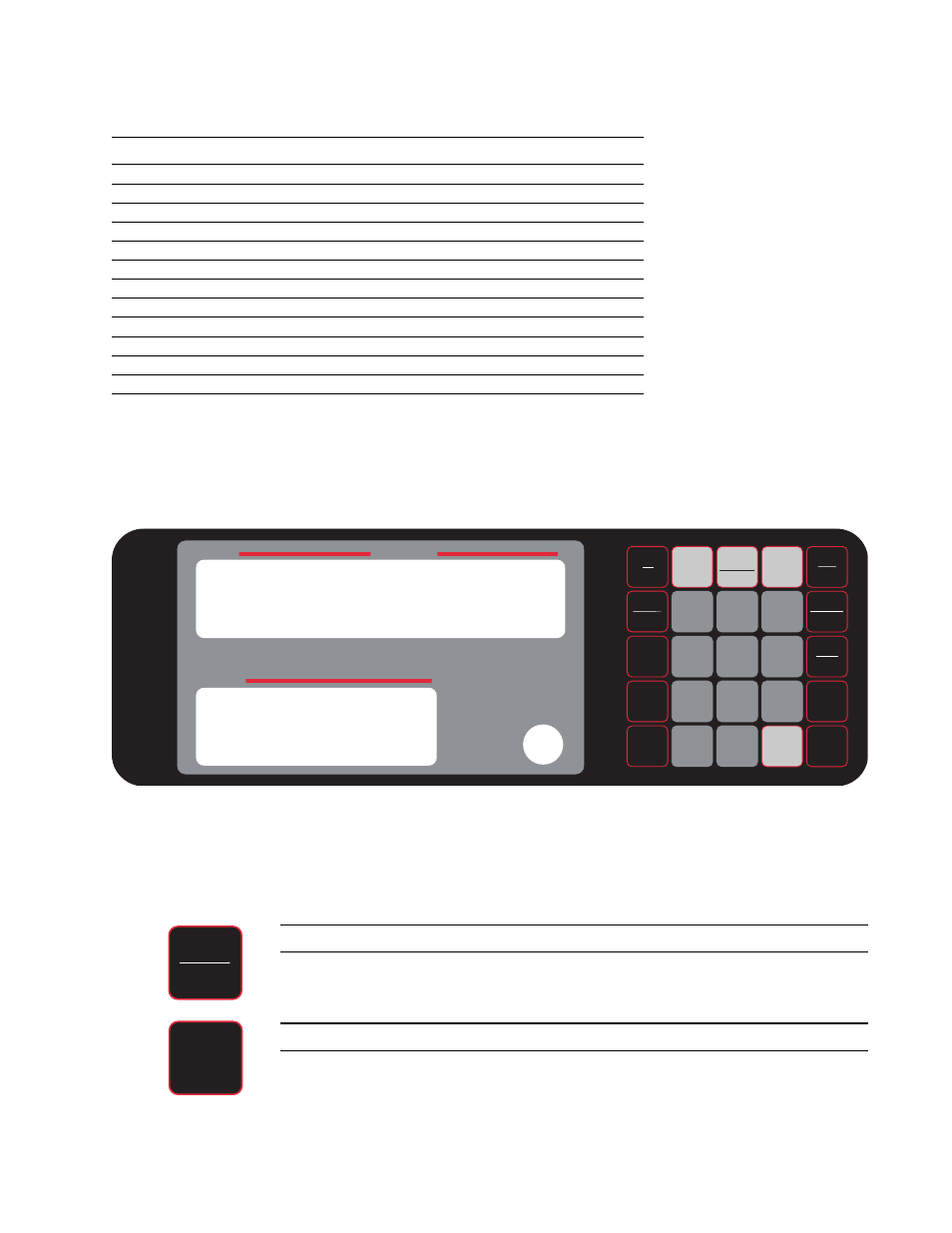 2 iq6500 keypad and display panel | Rice Lake Counting Scales - IQ6500 Installation and Operation Manual User Manual | Page 10 / 41