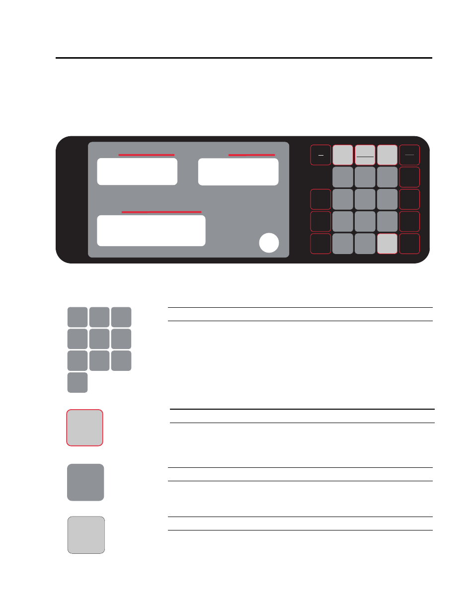 0 configuration, 1 iq6200 keypad and display panel | Rice Lake Counting Scales - IQ6500 Installation and Operation Manual User Manual | Page 8 / 41