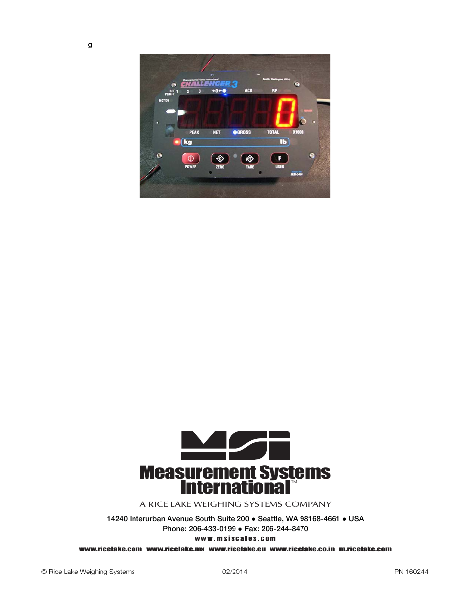 Measurement systems international | Rice Lake SC-3 PCA Sofware Update Procedure User Manual | Page 4 / 4