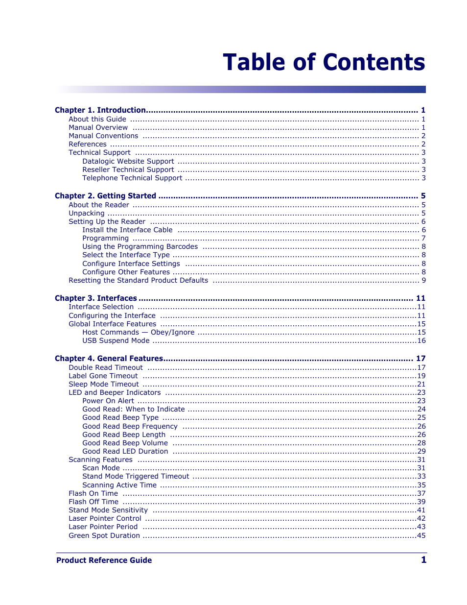 Rice Lake Datalogic PowerScan PD7100 Series Laser Scanner User Manual | Page 3 / 324