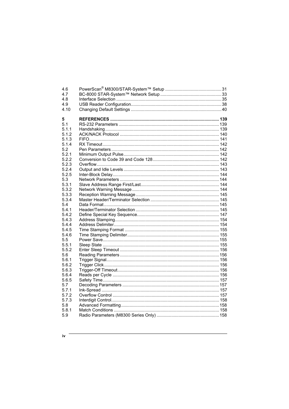 Rice Lake Datalogic PowerScan RF 8000 Series Laser Scanner User Manual | Page 4 / 212