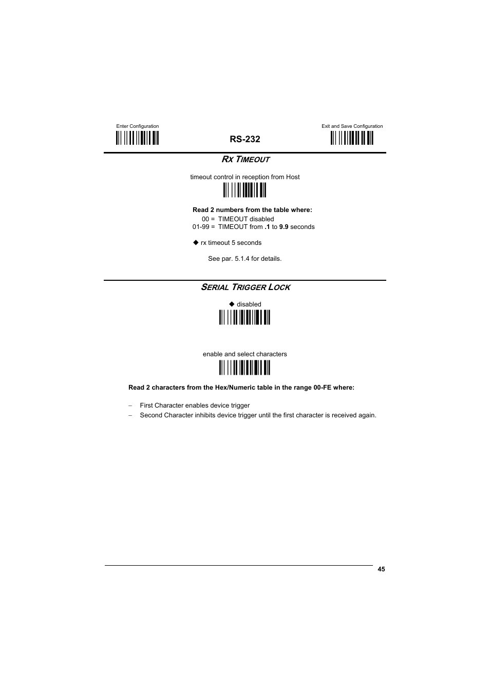 М$+;о, М$-?о, Мcl5о | Ìcr0qî, Ìcr1tî | Rice Lake Datalogic PowerScan RF 8000 Series Laser Scanner User Manual | Page 53 / 212