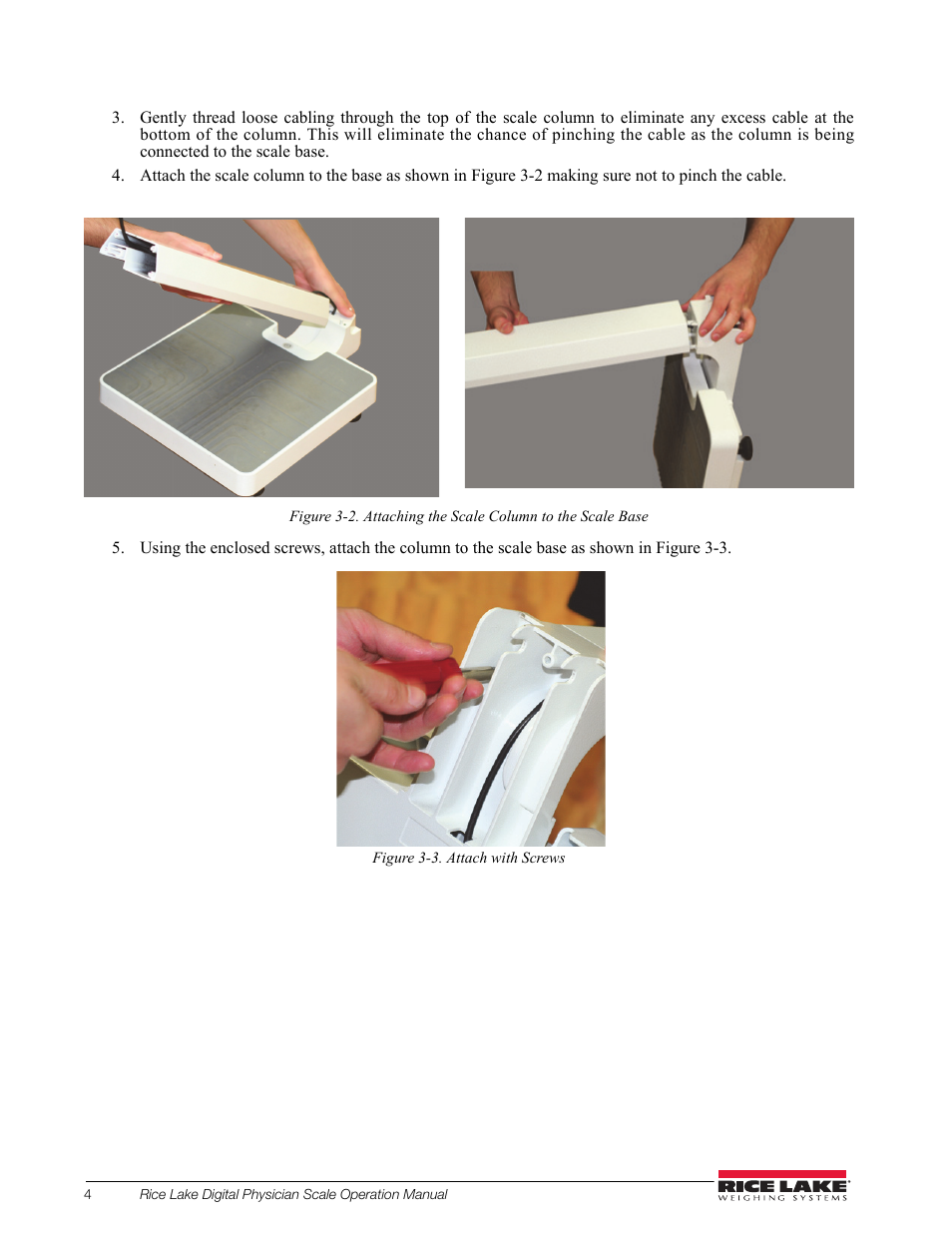 Rice Lake RL150-10-5 Digital Physician Scale Operation Instructions User Manual | Page 8 / 24