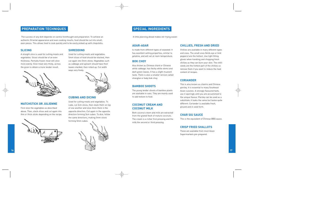 Special ingredients, Preparation techniques | Breville EW40 User Manual | Page 9 / 22