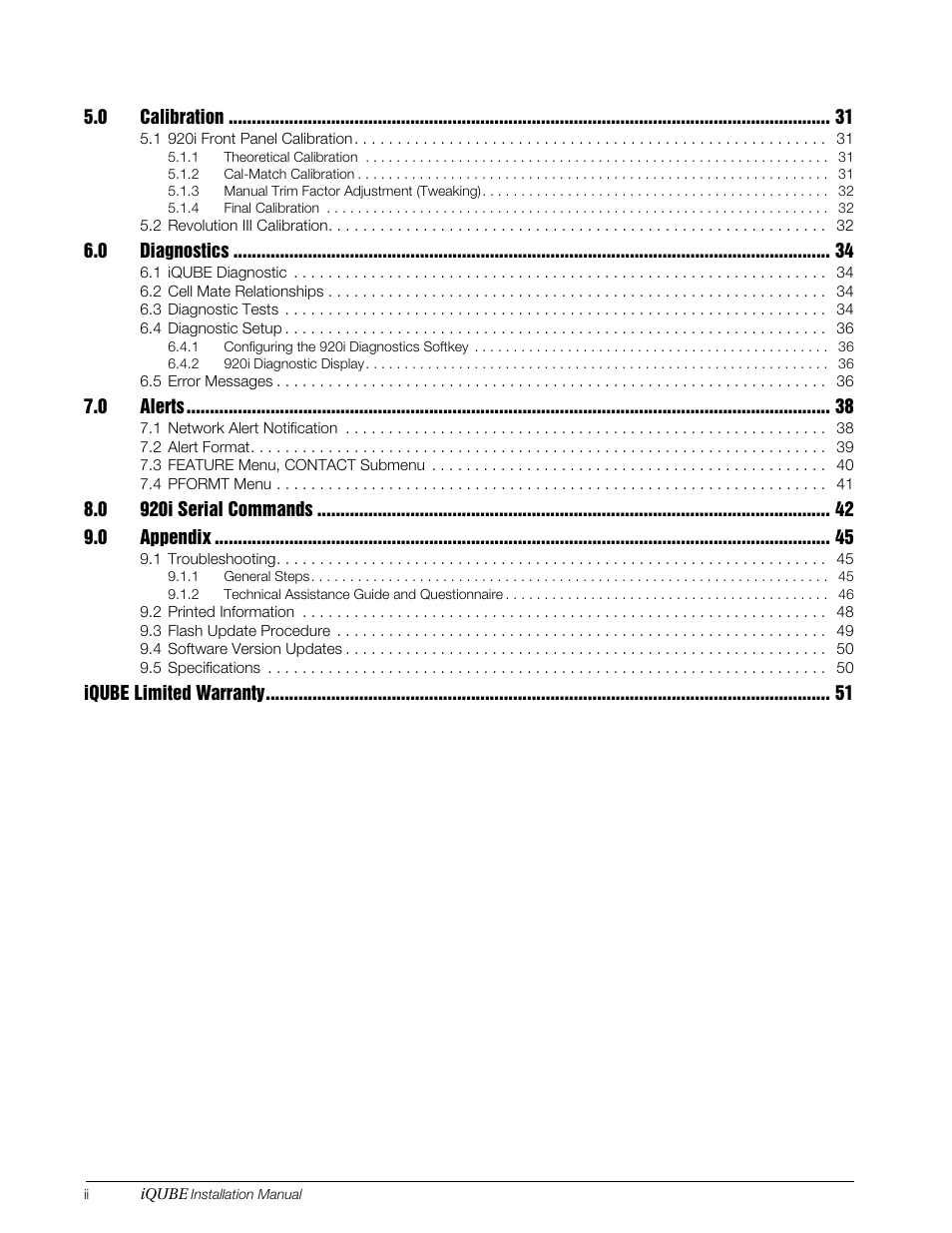 Rice Lake Digital/Diagnostic - iQube User Manual | Page 3 / 54