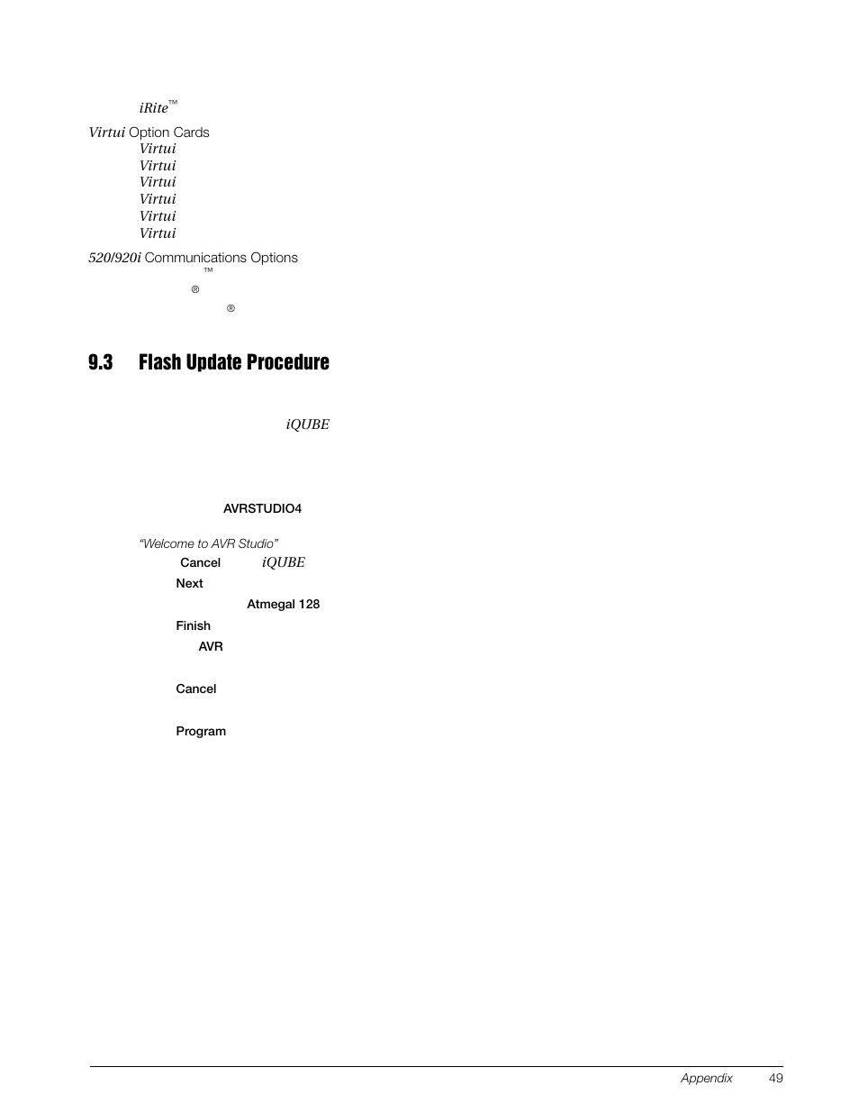 3 flash update procedure | Rice Lake Digital/Diagnostic - iQube User Manual | Page 52 / 54