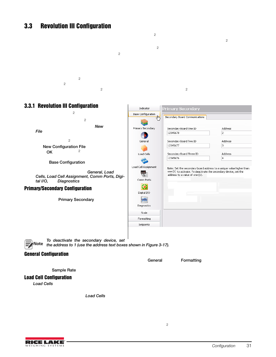 3 revolution iii configuration, 1 revolution iii configuration, Revolution iii configuration | Rice Lake iQUBE2 Digital Diagnostic Junction Box User Manual | Page 35 / 72