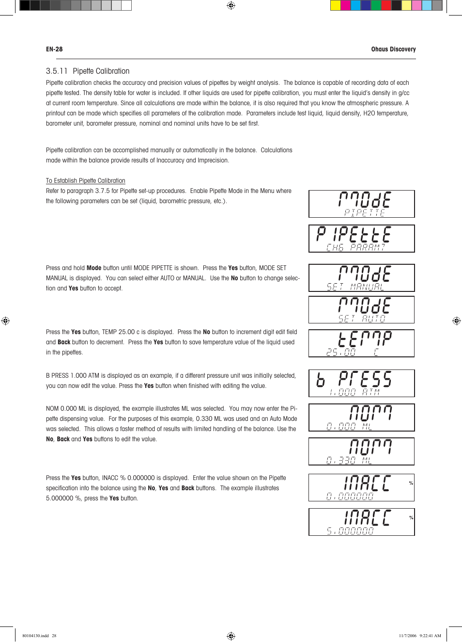 Rice Lake Discovery Series Semi-Micro and Analytical, Ohaus User Manual | Page 32 / 52