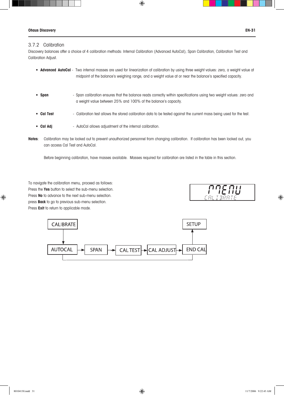 Rice Lake Discovery Series Semi-Micro and Analytical, Ohaus User Manual | Page 35 / 52