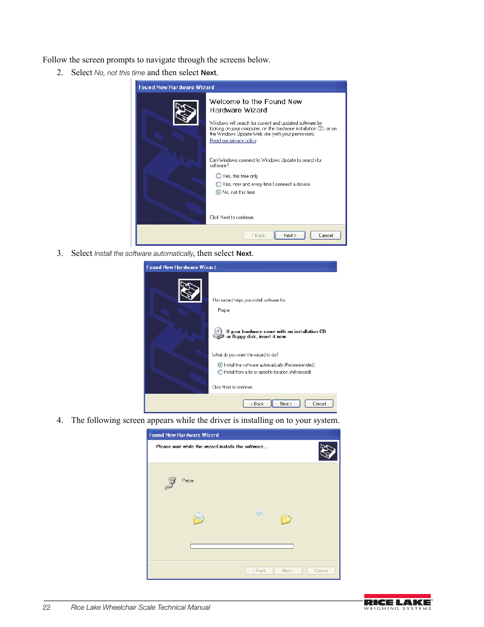 Rice Lake Dual Ramp Wheelchair Scale (350-10-3) - RL350-10 Technical & Operating Instructions User Manual | Page 26 / 34