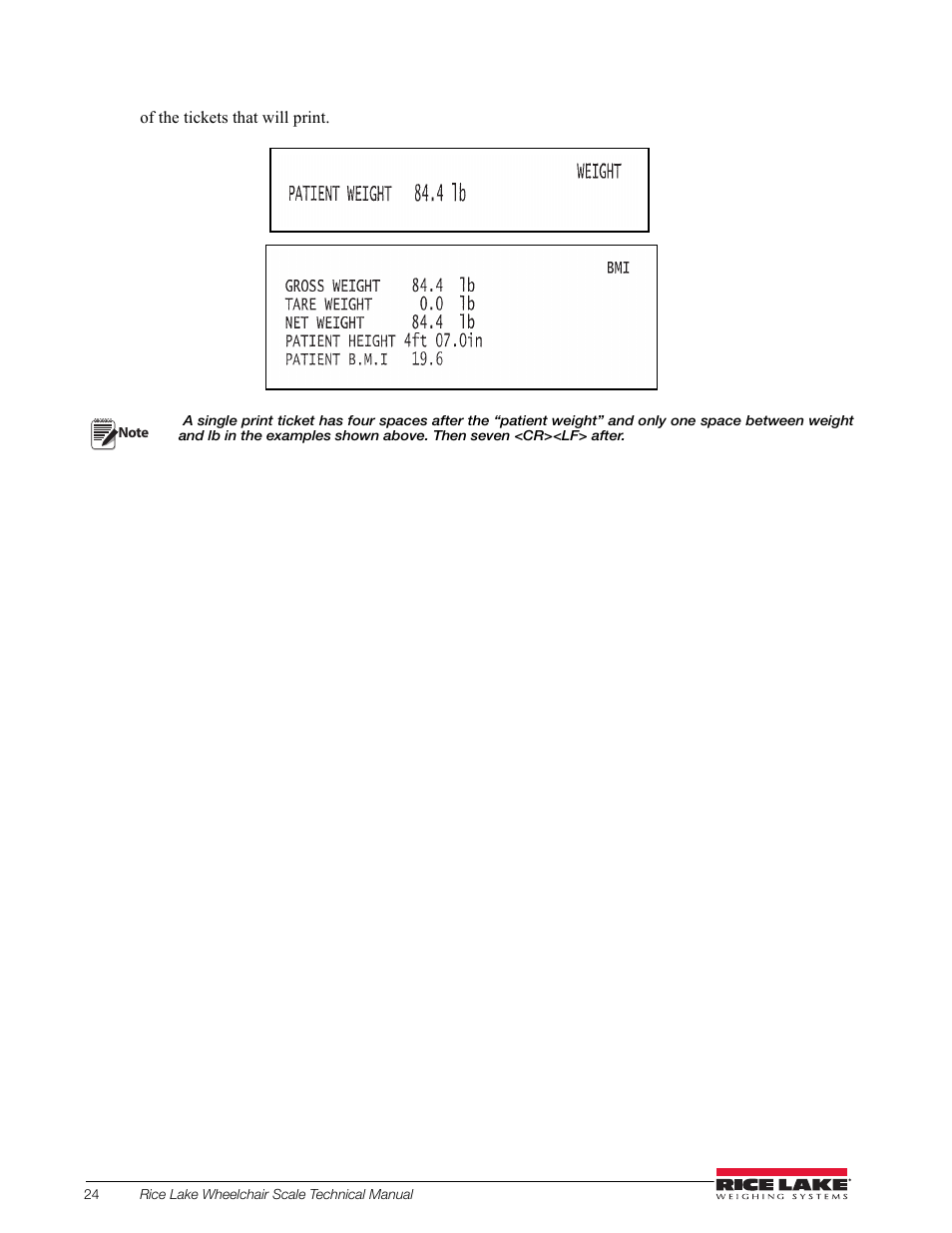 Rice Lake Dual Ramp Wheelchair Scale (350-10-3) - RL350-10 Technical & Operating Instructions User Manual | Page 28 / 34