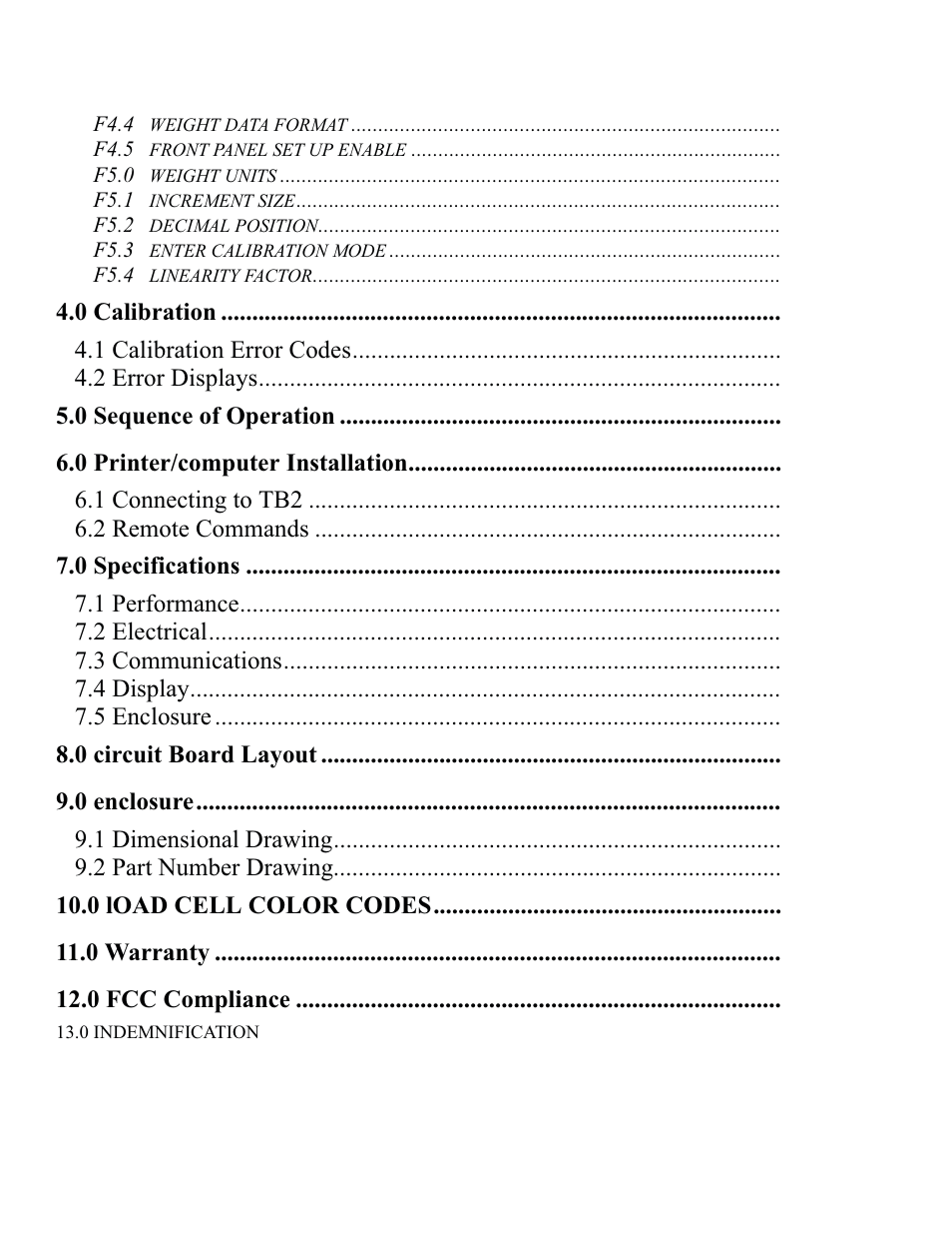 Rice Lake DWM-IV Digital Weighmeter Model 5 User Manual | Page 3 / 30
