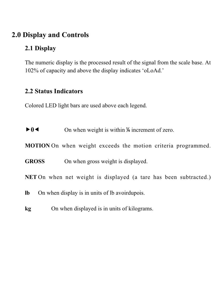 0 display and controls | Rice Lake DWM-IV Digital Weighmeter Model 5 User Manual | Page 5 / 30