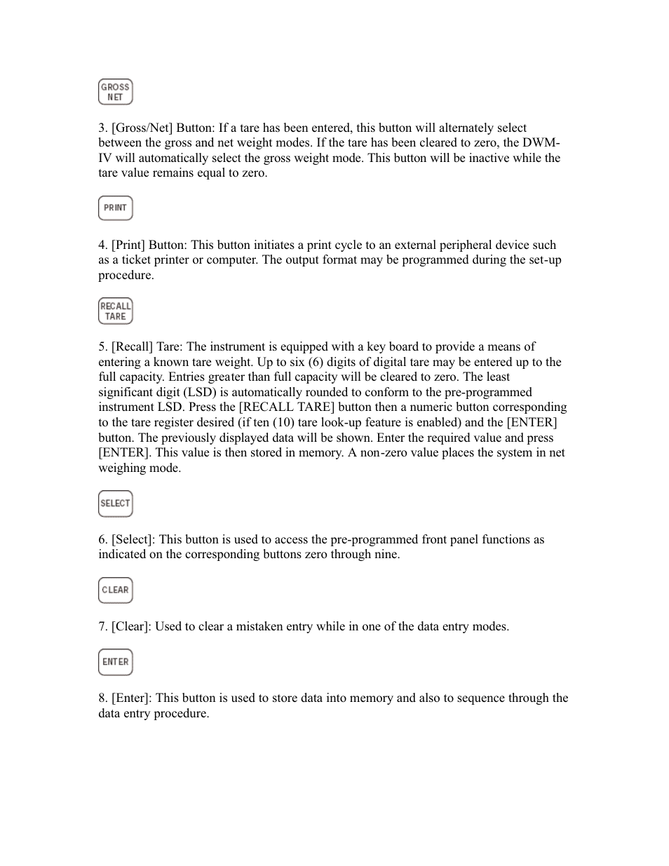 Rice Lake DWM-IV Weighmeter Standard Operators Manual User Manual | Page 12 / 62