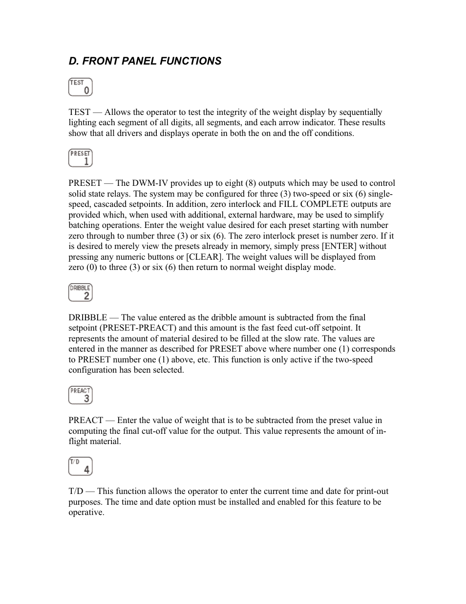 Rice Lake DWM-IV Weighmeter Standard Operators Manual User Manual | Page 13 / 62