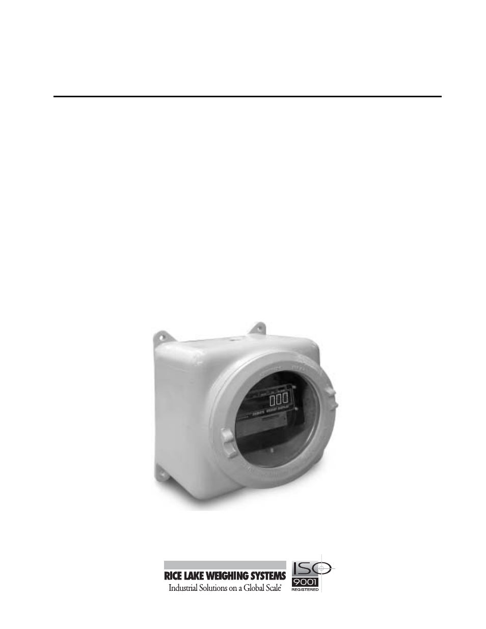 Rice Lake EL232 XPCD Explosion Proof Remote Serial Display User Manual | 27 pages