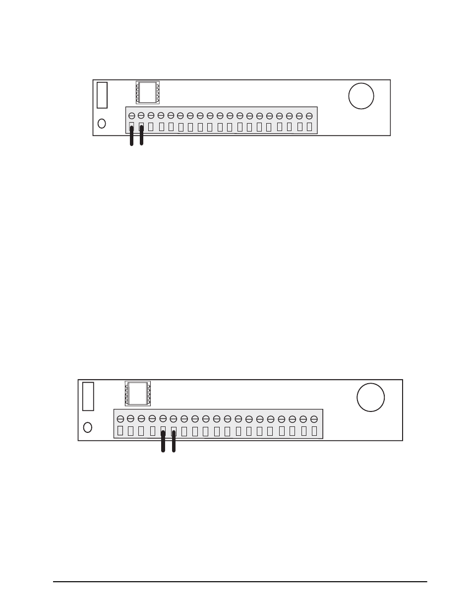 2 20 ma active current loop input, 20 ma active current loop input, Cl (+) cl (-) | Rs232 (+) ground | Rice Lake EL232 XPCD Explosion Proof Remote Serial Display User Manual | Page 19 / 27