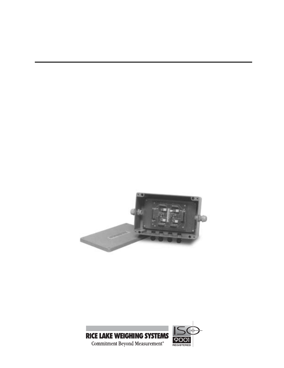 Rice Lake EL304A Signal Trim Junction Box User Manual | 4 pages