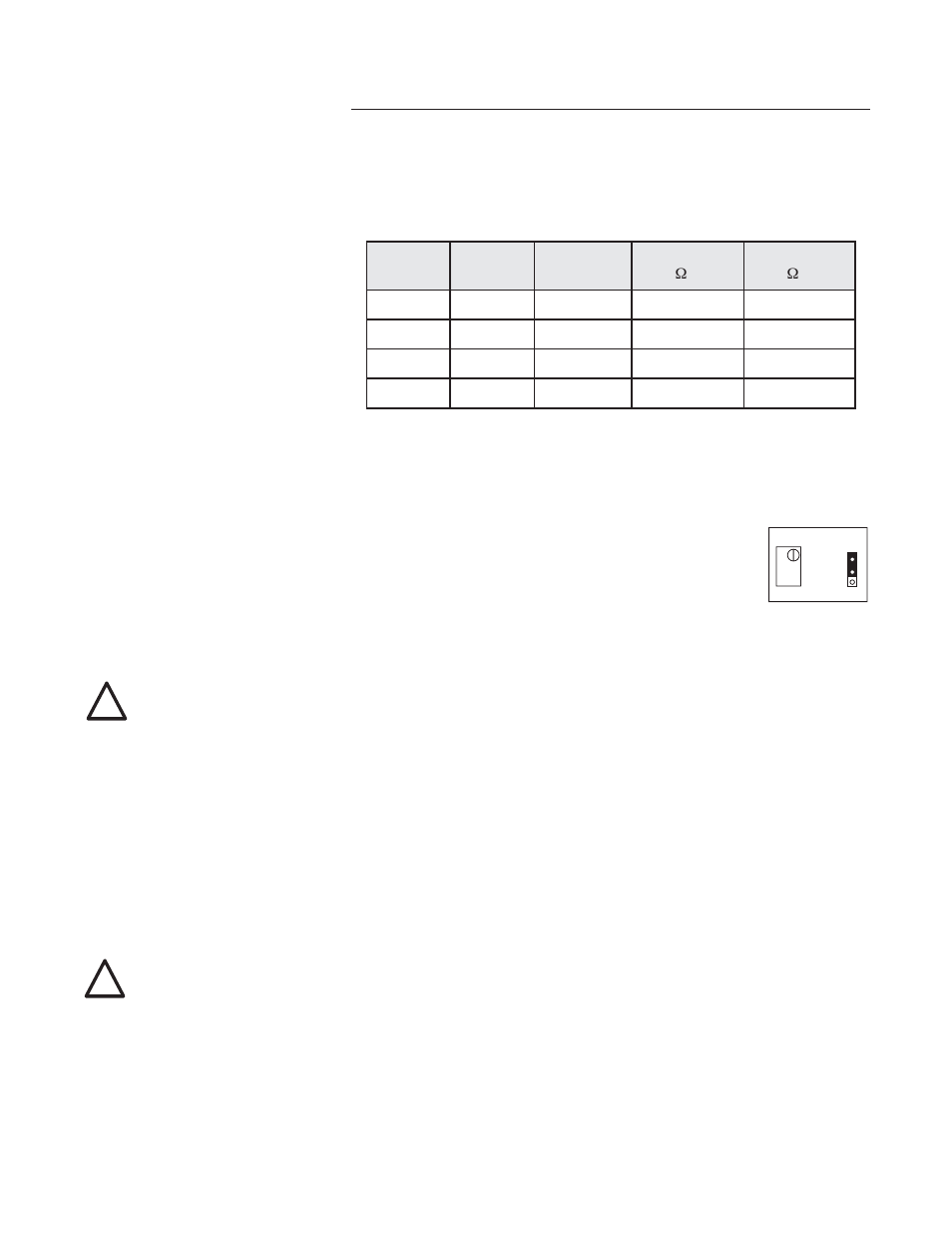 Caution, Trimming procedure | Rice Lake EL304A Signal Trim Junction Box User Manual | Page 4 / 4