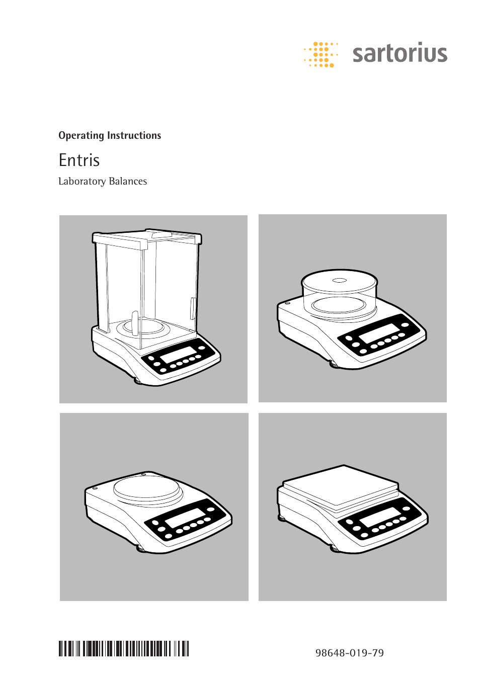 Rice Lake Entris, Sartorius Laboratory User Manual | 46 pages