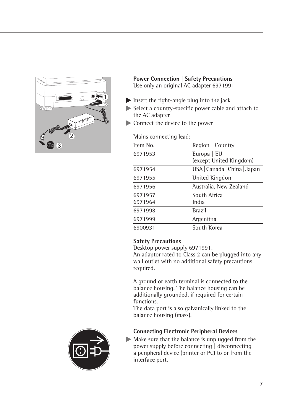 Rice Lake Entris, Sartorius Laboratory User Manual | Page 7 / 46
