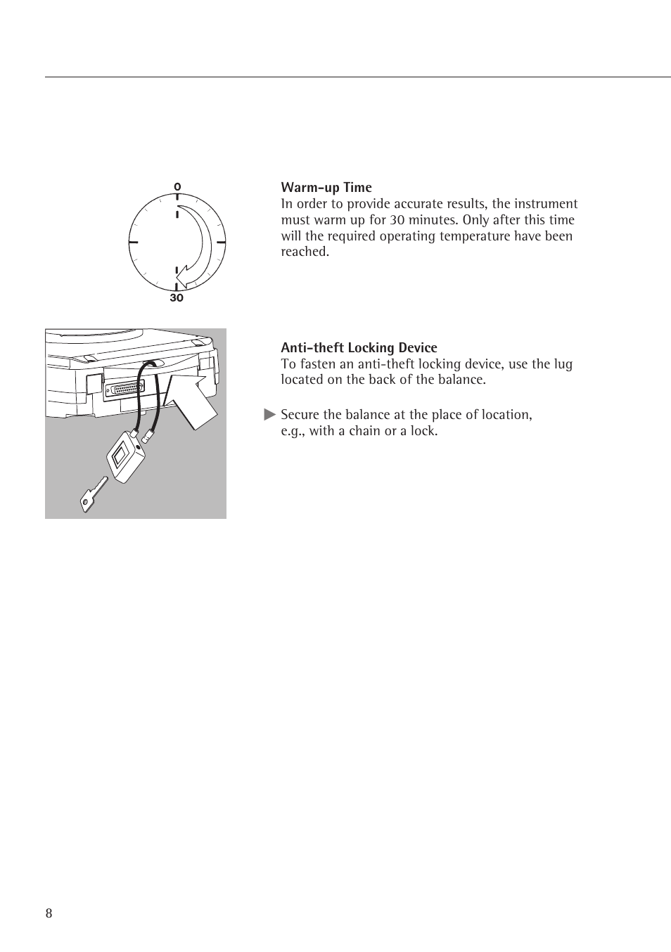 Rice Lake Entris, Sartorius Laboratory User Manual | Page 8 / 46