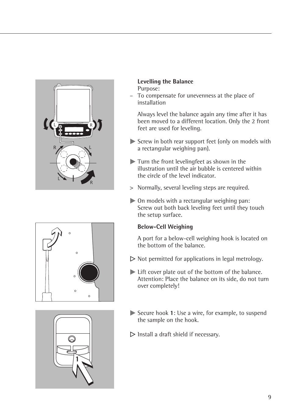 Rice Lake Entris, Sartorius Laboratory User Manual | Page 9 / 46