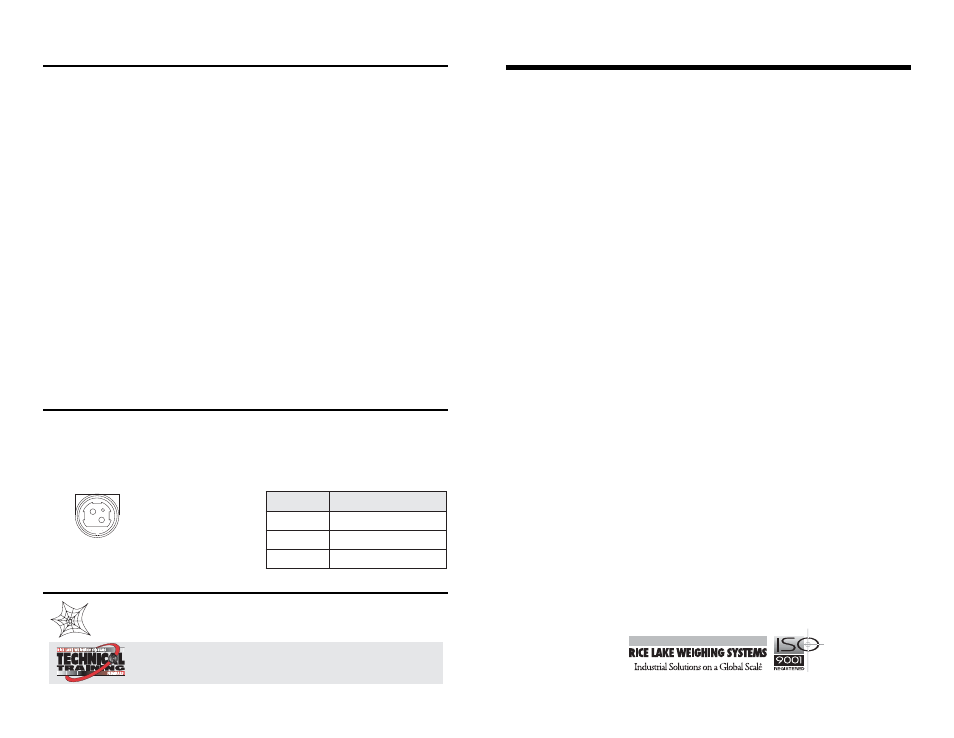 Rice Lake EPSON TM-U590 User Manual | 2 pages