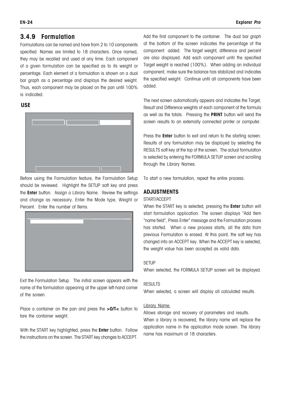 9 formulation | Rice Lake Ohaus Explorer Pro High Capacity Instuction Manual User Manual | Page 28 / 60