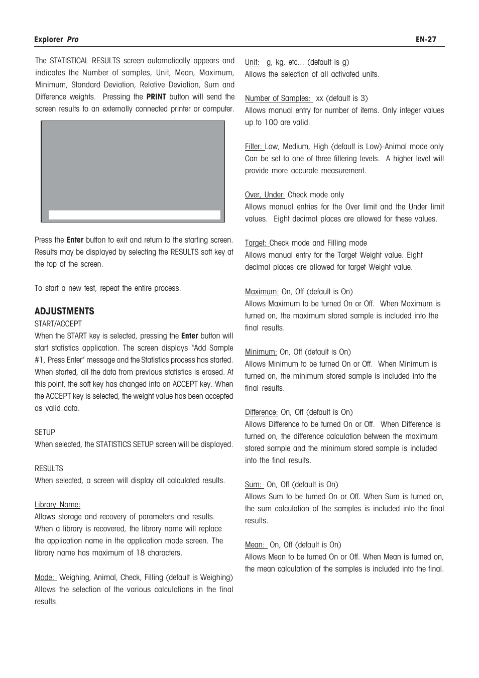 Rice Lake Ohaus Explorer Pro High Capacity Instuction Manual User Manual | Page 31 / 60