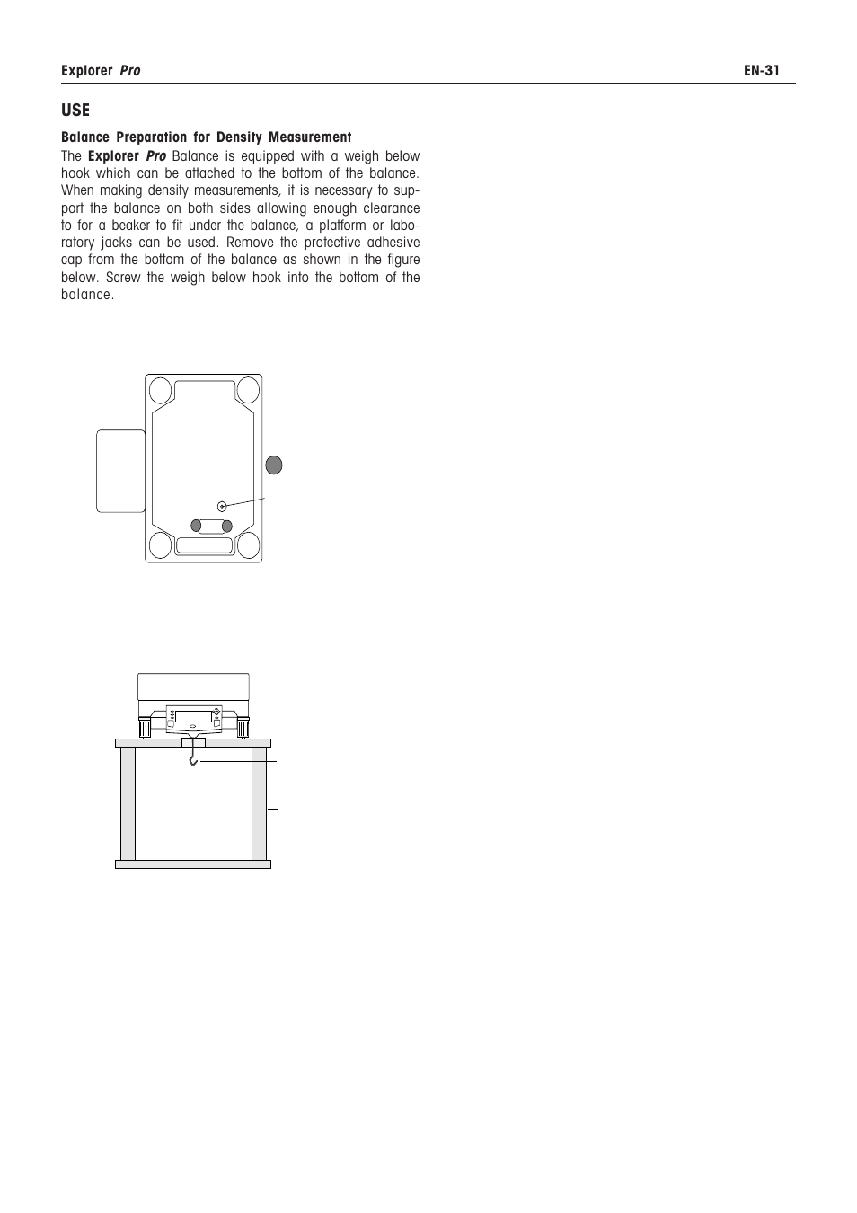 Density | Rice Lake Ohaus Explorer Pro High Capacity Instuction Manual User Manual | Page 35 / 60