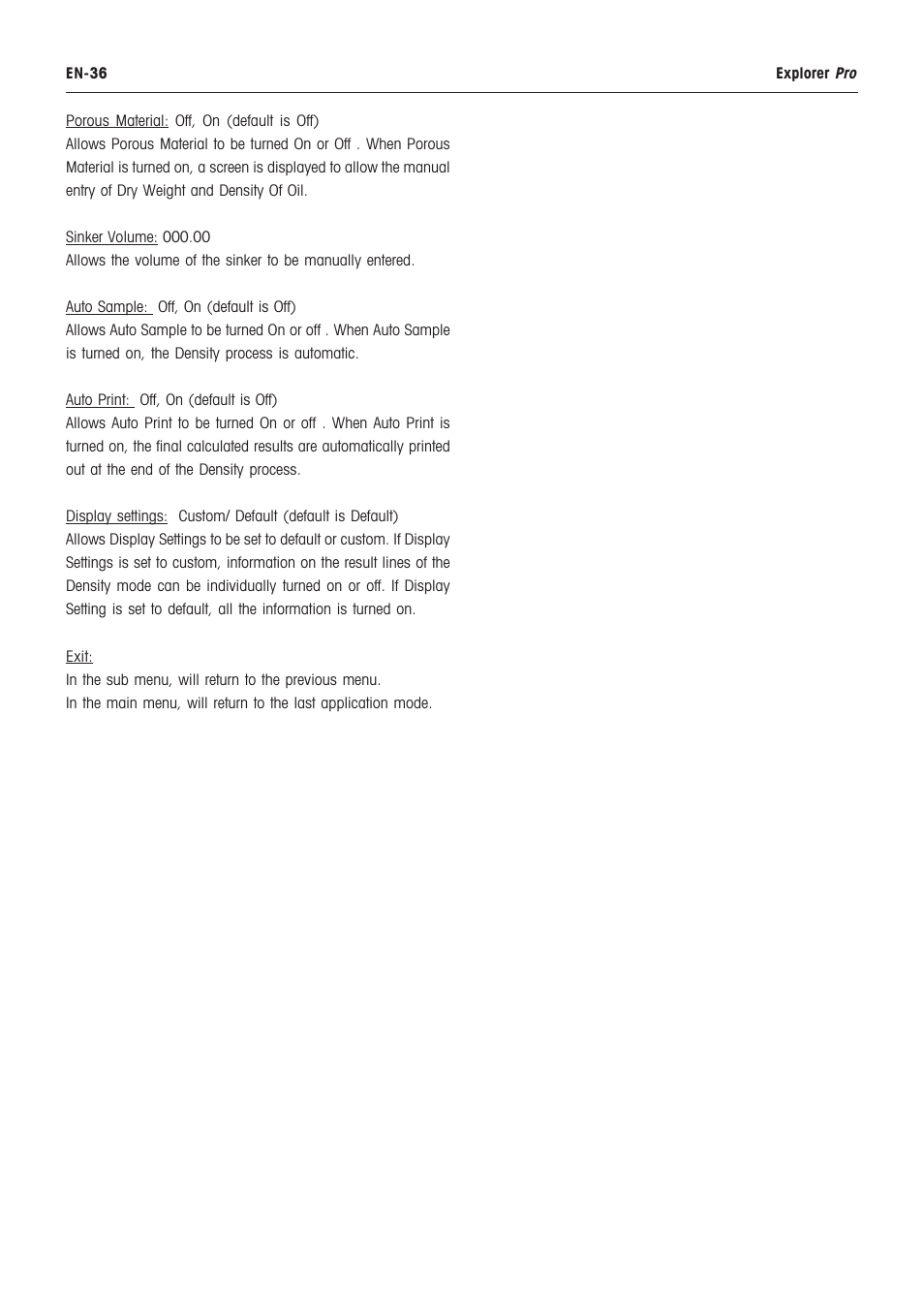 Rice Lake Ohaus Explorer Pro High Capacity Instuction Manual User Manual | Page 40 / 60